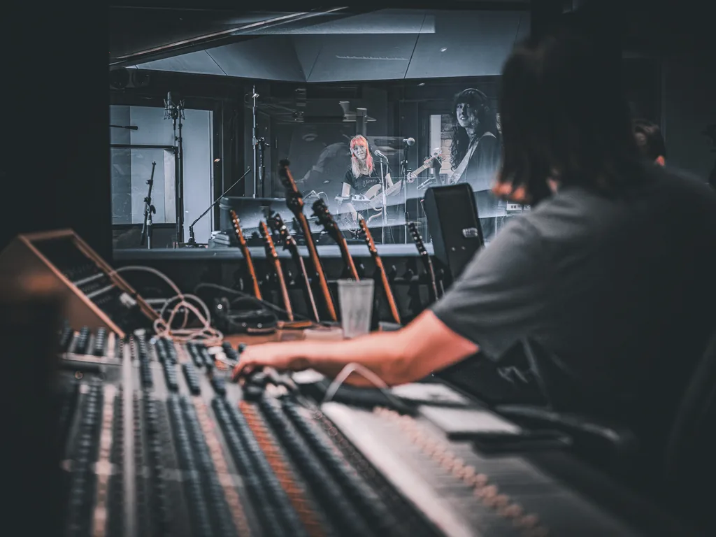 Recording at Salvation Studios