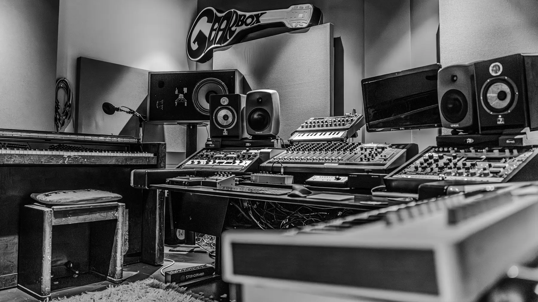 The Bunker writing and production room at Salvation Studios