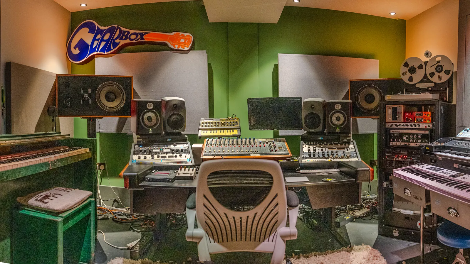 Writing room and production suite at Salvation Studios